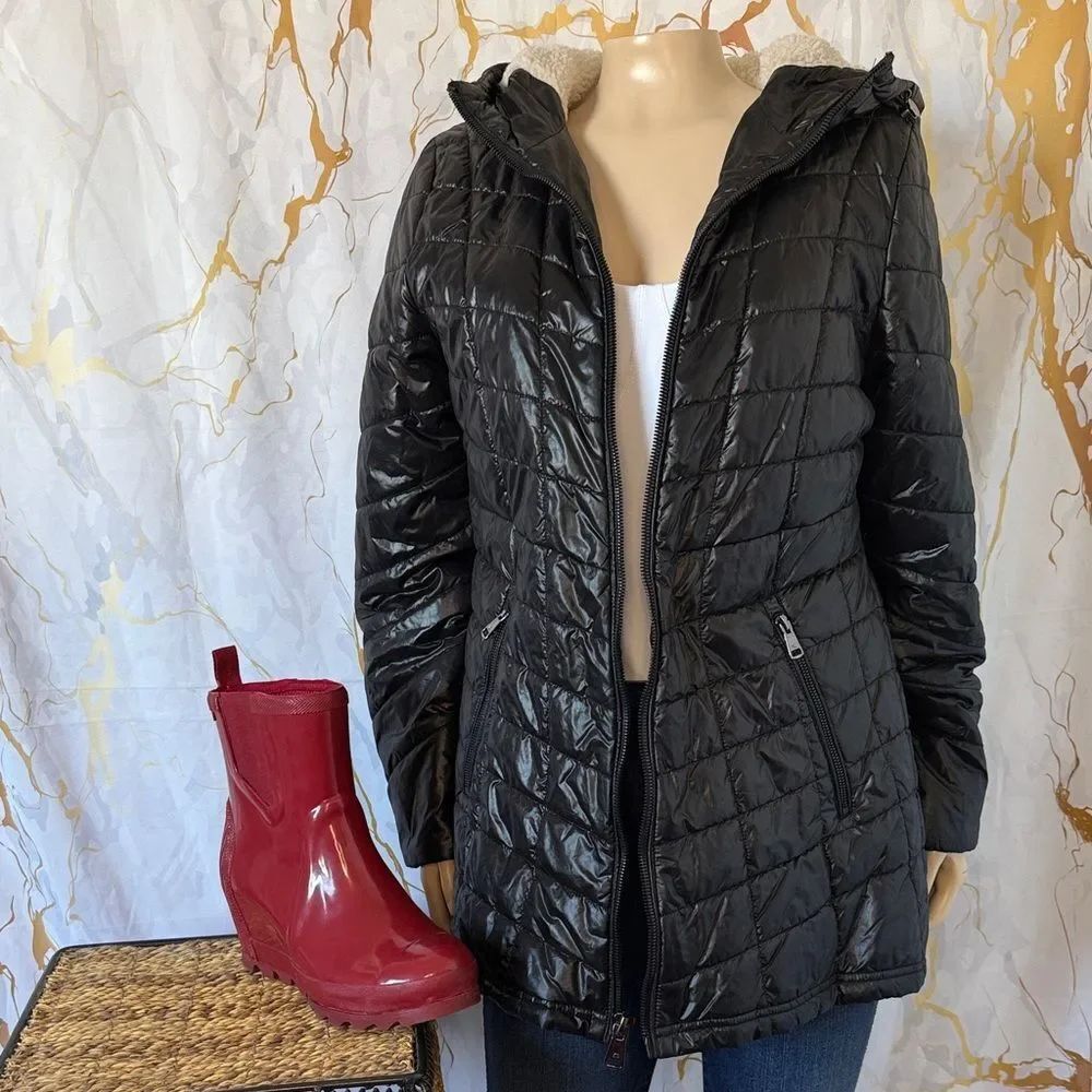 * Kenneth Cole Black Puffer Jacket